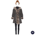 YVES SAINT LAURENT FOURRURES - MANTEAU