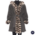 YVES SAINT LAURENT FOURRURES - MANTEAU