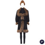 SAINT LAURENT RIVE GAUCHE - 1980'S - MANTEAU