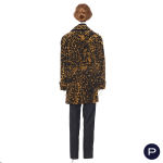 YVES SAINT LAURENT RIVE GAUCHE - AUTOMNE-HIVER 1993/94 - MANTEAU CROISÉ