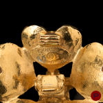 CHANEL - 1980'S- PAIRE DE BOUCLES D'OREILLES