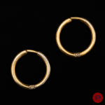 CHANEL - 1980'S- PAIRE DE BOUCLES D'OREILLES