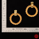 CHANEL - 1980'S- PAIRE DE BOUCLES D'OREILLES