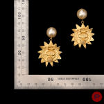 CHANEL - 1980'S- PAIRE DE BOUCLES D'OREILLES