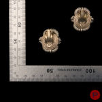 ANONYME - 1980/90'S- PAIRE DE BOUCLES D'OREILLES