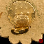 LANVIN - 1980/90'S- PAIRE DE BOUCLES D'OREILLES