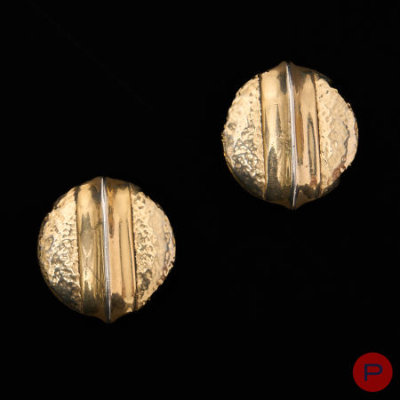 ANONYME - 1980/90'S- PAIRE DE BOUCLES D'OREILLES