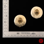 ANONYME - 1980/90'S- PAIRE DE BOUCLES D'OREILLES