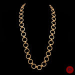 YVES SAINT LAURENT X ATTRIBUÉ(E)(S) - CIRCA 1970- CEINTURE SAUTOIR