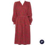 SAINT LAURENT RIVE GAUCHE - CIRCA 1980 - ENSEMBLE, BLOUSE, JUPE