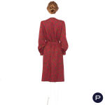 SAINT LAURENT RIVE GAUCHE - CIRCA 1980 - ENSEMBLE, BLOUSE, JUPE