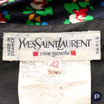 YVES SAINT LAURENT RIVE GAUCHE - PRINTEMPS-ÉTÉ 1990 - ENSEMBLE, VESTE, JUPE
