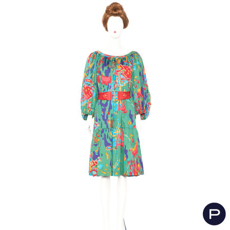 YVES SAINT LAURENT RIVE GAUCHE - PRINTEMPS-ÉTÉ 1991 - ROBE