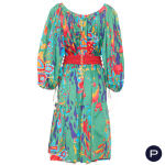 YVES SAINT LAURENT RIVE GAUCHE - PRINTEMPS-ÉTÉ 1991 - ROBE