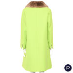 FRANCINE PARY - 1960'S - ENSEMBLE, MANTEAU CROISÉ, ROBE