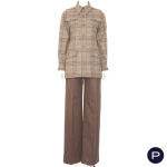 SAINT LAURENT RIVE GAUCHE - 1972 - VESTE-CHEMISE, PANTALON