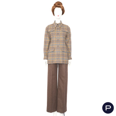 SAINT LAURENT RIVE GAUCHE - 1972 - VESTE-CHEMISE, PANTALON