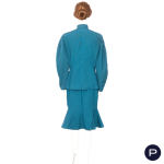 THIERRY MUGLER - AUTOMNE-HIVER 1983/84 - ENSEMBLE, VESTE CROISÉE, JUPE