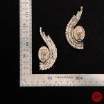 KRIZIA - 1986- PAIRE DE BOUCLES D'OREILLES