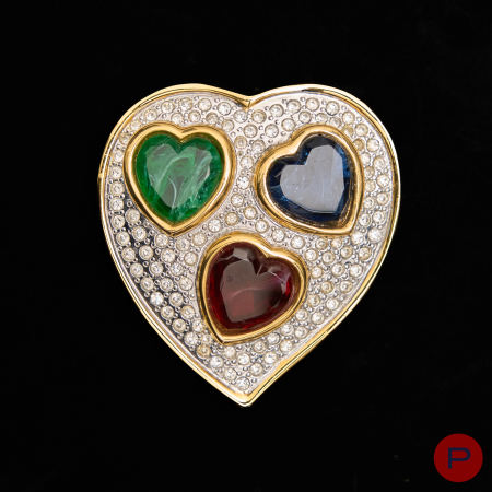 BIJOUX CASCIO - 1980'S- BROCHE