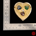 BIJOUX CASCIO - 1980'S- BROCHE