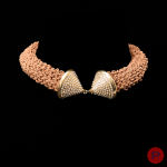 GIANNI DE LIGUORO - PRINTEMPS-ÉTÉ 1989- DEMI-PARURE, COLLIER, PAIRE DE BOUCLES D'OREILLES