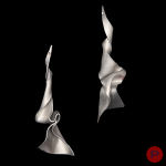 ALINA ALAMOREAN - 2020- PAIRE DE BOUCLES D'OREILLES