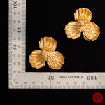 LANVIN X CHRISTIAN ASTUGUEVIEILLE - 1997- PAIRE DE BOUCLES D'OREILLES