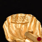 LANVIN X CHRISTIAN ASTUGUEVIEILLE - 1997- PAIRE DE BOUCLES D'OREILLES