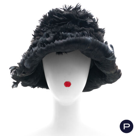 BALENCIAGA - 1970'S  - CHAPEAU