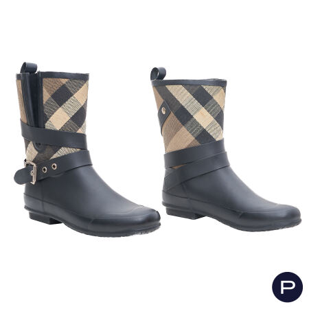 BURBERRY - PAIRE DE BOTTES DE PLUIE