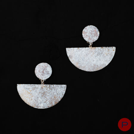 CHRISTIAN ASTUGUEVIEILLE - 1980/90'S- PAIRE DE BOUCLES D'OREILLES