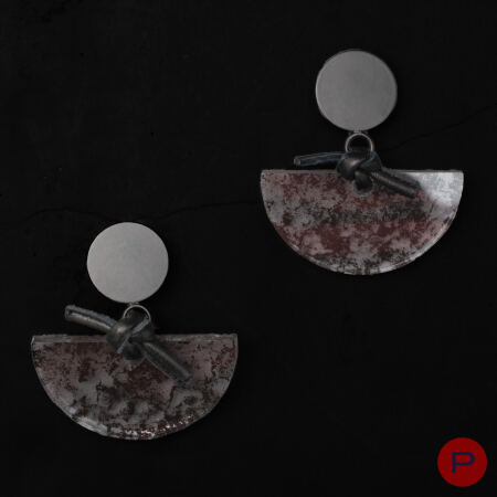 CHRISTIAN ASTUGUEVIEILLE - 1980/90'S- PAIRE DE BOUCLES D'OREILLES