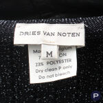 CLAUDE MONTANA POUR IDÉAL CUIR, DRIES VAN NOTEN - AUTOMNE-HIVER 1991/92 - ENSEMBLE, HAUT, JUPE