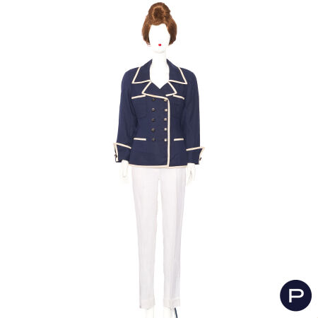 CHANEL X KARL LAGERFELD - CIRCA 1990 - VESTE
