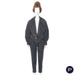ALAÏA - PRINTEMPS-ÉTÉ 1986 - ENSEMBLE, VESTE, PANTALON