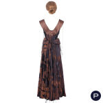 SCHIAPARELLI - AUTOMNE-HIVER 1947/48 - ENSEMBLE DU SOIR, VESTE, ROBE
