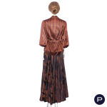 SCHIAPARELLI - AUTOMNE-HIVER 1947/48 - ENSEMBLE DU SOIR, VESTE, ROBE