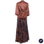 SCHIAPARELLI - AUTOMNE-HIVER 1947/48 - ENSEMBLE DU SOIR, VESTE, ROBE