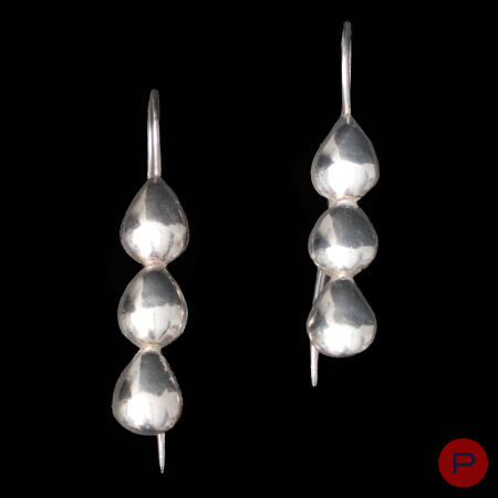 CHRISTA RENIERS- PAIRE DE BOUCLES D'OREILLES