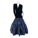 YVES SAINT LAURENT X ANITA SMAGA - CIRCA 1980 - ROBE DU SOIR