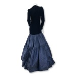 YVES SAINT LAURENT X ANITA SMAGA - CIRCA 1980 - ROBE DU SOIR