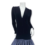 YVES SAINT LAURENT X ANITA SMAGA - CIRCA 1980 - ROBE DU SOIR