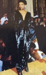 YVES SAINT LAURENT HAUTE COUTURE X ANITA SMAGA - AUTOMNE-HIVER 1985/86 - ROBE DU SOIR