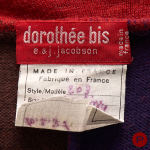 DOROTHÉE BIS E. & J. JACOBSON - CIRCA 1980 - ROBE-PULL