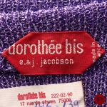 DOROTHÉE BIS E. & J. JACOBSON - CIRCA 1980 - ROBE