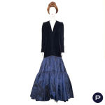 YVES SAINT LAURENT X ANITA SMAGA - CIRCA 1980 - ROBE DU SOIR