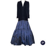 YVES SAINT LAURENT X ANITA SMAGA - CIRCA 1980 - ROBE DU SOIR