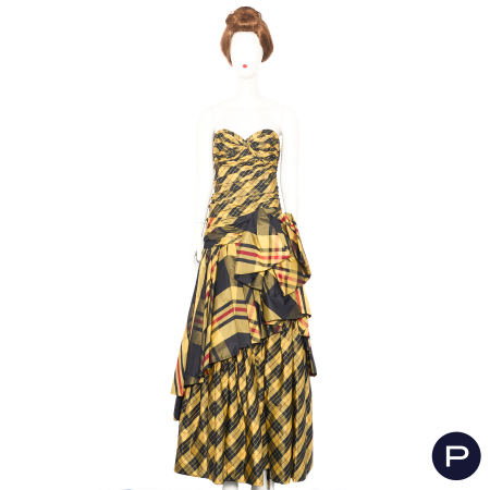 YVES SAINT LAURENT X ANITA SMAGA - AUTOMNE-HIVER 1990/91 - ROBE DU SOIR