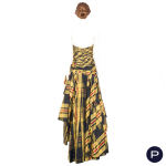 YVES SAINT LAURENT X ANITA SMAGA - AUTOMNE-HIVER 1990/91 - ROBE DU SOIR